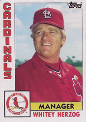 Photo: Former St. Louis Cardinals Manager Whitey Herzog